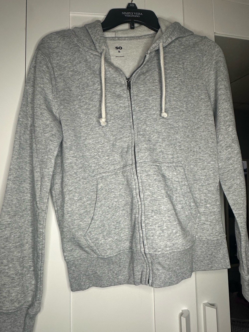 Grey zip up jacket